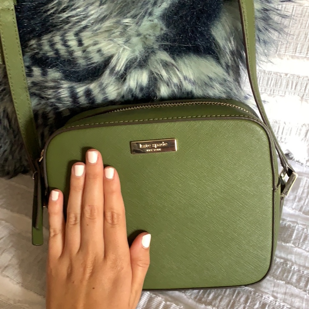 OLIVE GREEN KATE SPADE SATCHEL - Picture 6 of 6